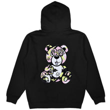 Load image into Gallery viewer, Arctic Pink Volt Camo Front/Back Wicked Bear Hoodie - Black
