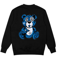 Load image into Gallery viewer, Royal Blue Camo Wicked Bear Crewneck Sweatshirt - Black
