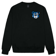 Load image into Gallery viewer, Royal Blue Camo Wicked Bear Crewneck Sweatshirt - Black
