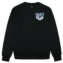 Load image into Gallery viewer, Sky Blue Camo Wicked Bear Crewneck Sweatshirt - Black
