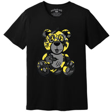 Load image into Gallery viewer, Yellow &amp; Black Camo Wicked Bear T-Shirt - Black
