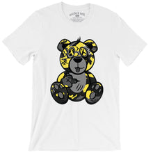 Load image into Gallery viewer, Yellow &amp; Black Camo Wicked Bear T-Shirt - White
